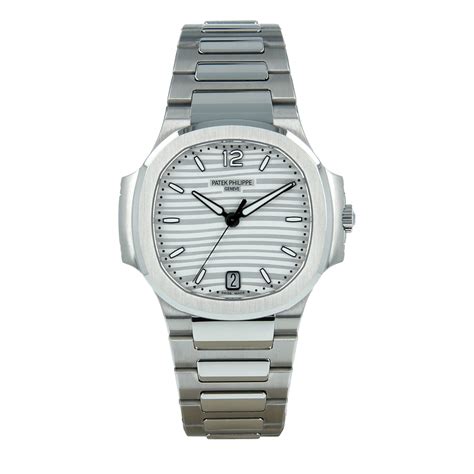 black and silver patek philippe|Patek Philippe nautilus women's watch.